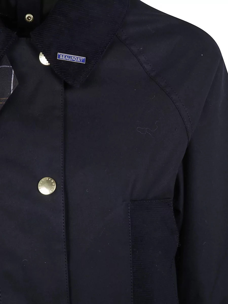 Barbour Waxed Cotton Single-Breasted Coat