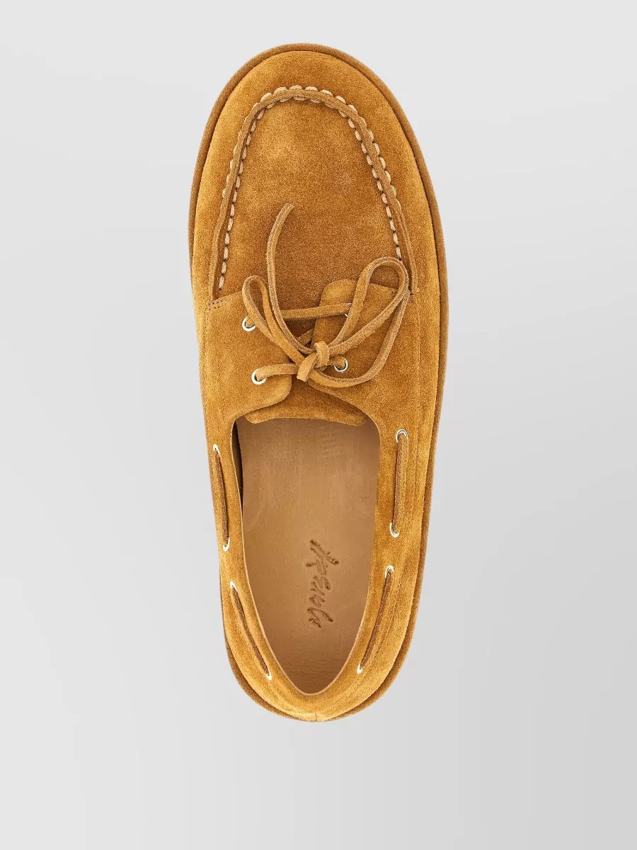 Marsell Scatopelle Suede Boat Shoe Rubber Sole