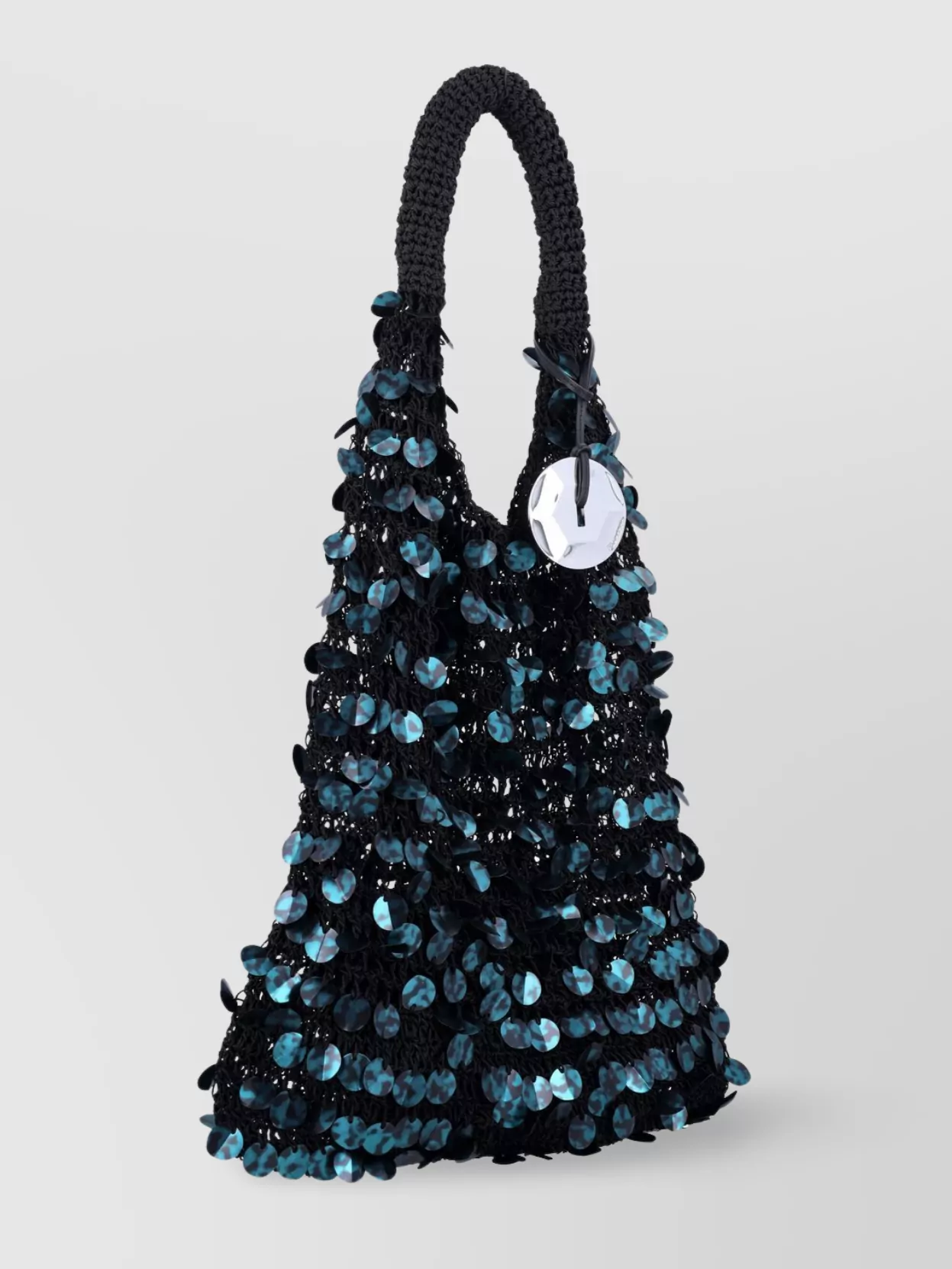Jw Anderson Crochet Handle Sequin Embellished Tote Bag