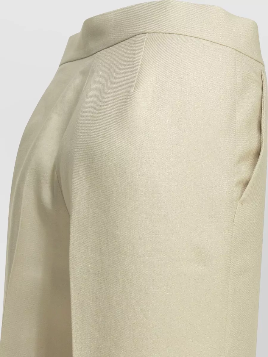 Max Mara Linen Wide-Leg Trousers