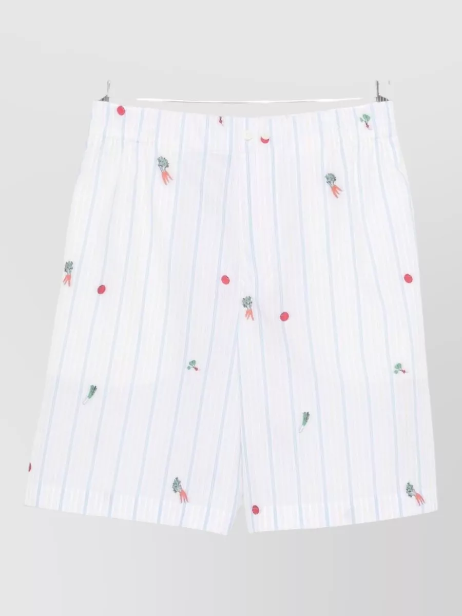 Jacquemus striped chino shorts