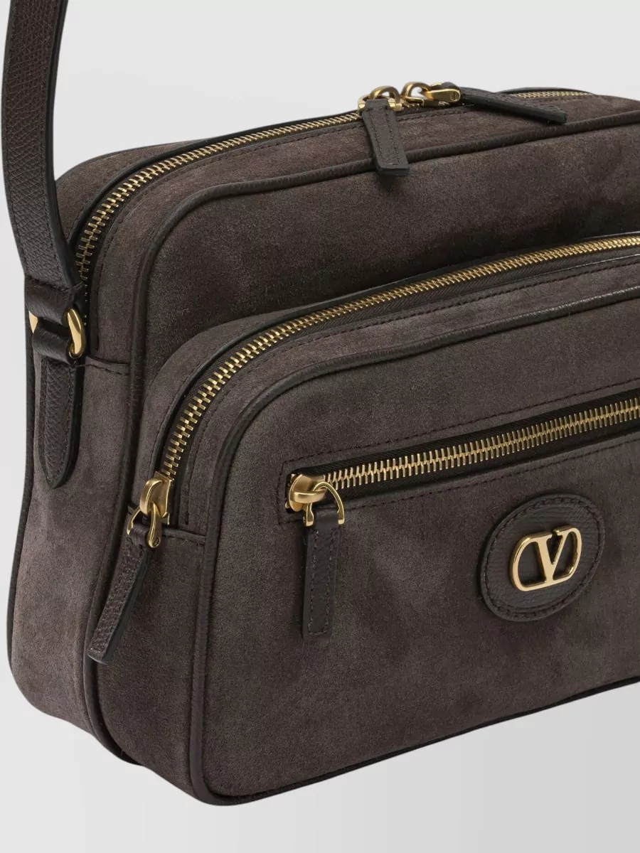 Valentino Garavani Antibes Small Suede Leather Shoulder Bag