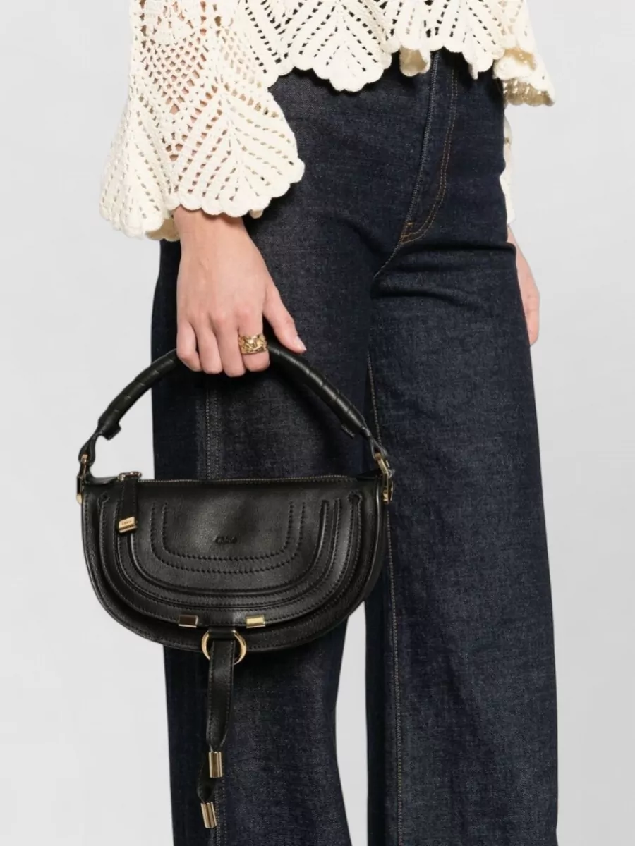 Chloé Shoulder Bag Top Handle Detachable Strap