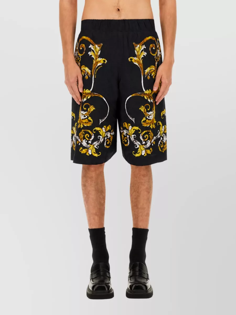 Versace Jeans Couture Printed tailored shorts