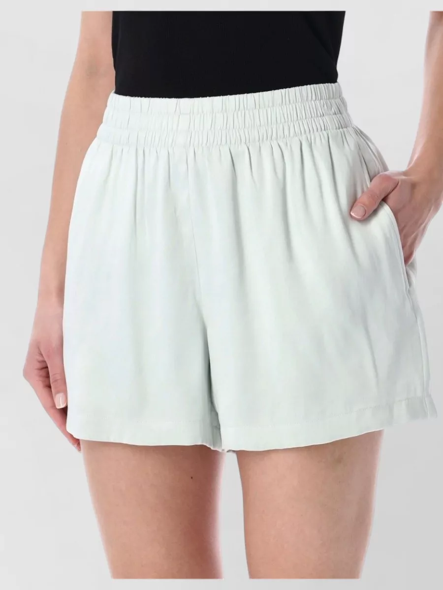 Anine Bing High-Rise Relaxed-Fit Cropped Shorts