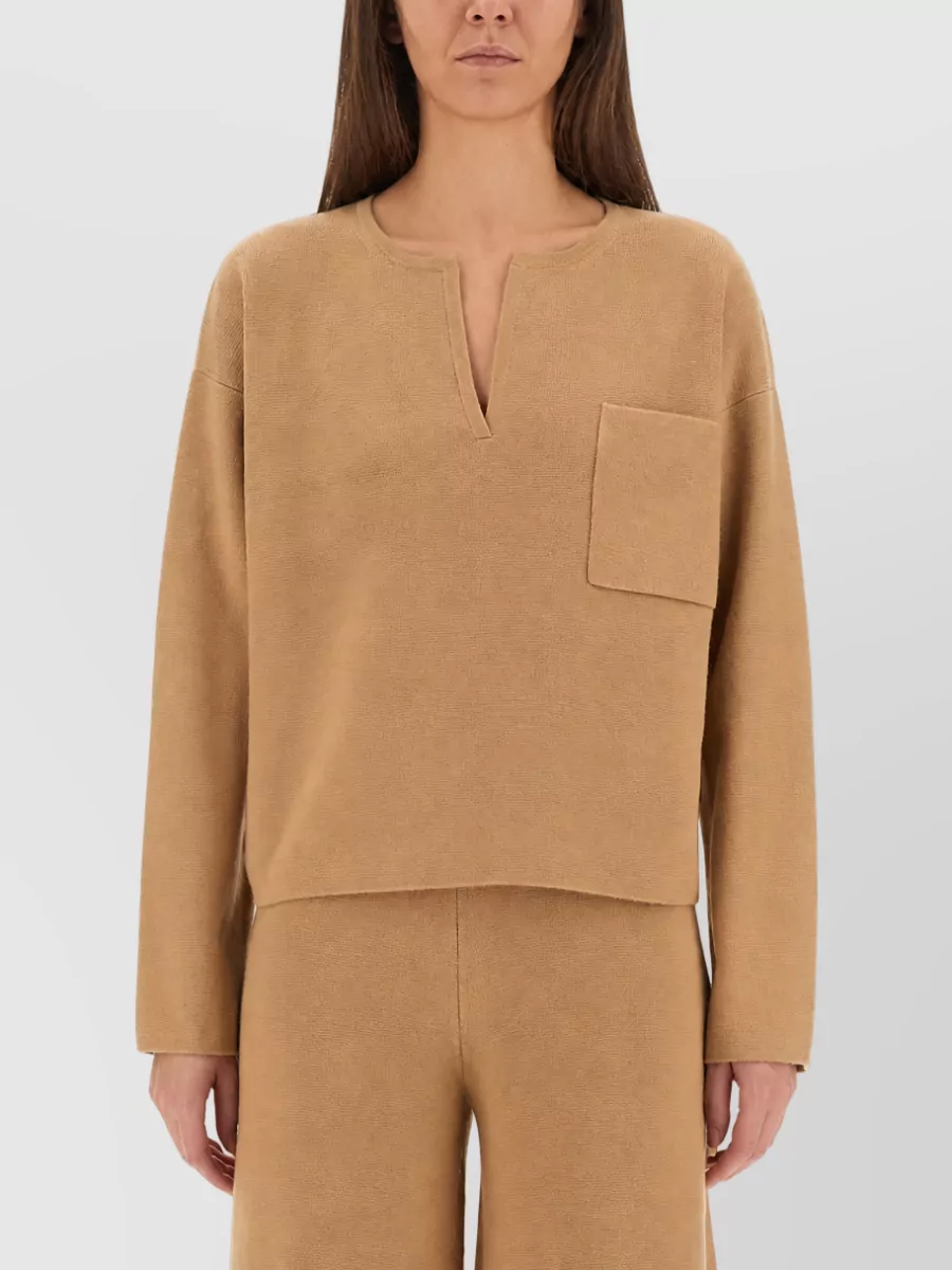 Max Mara Cashmere Wool Jersey Top