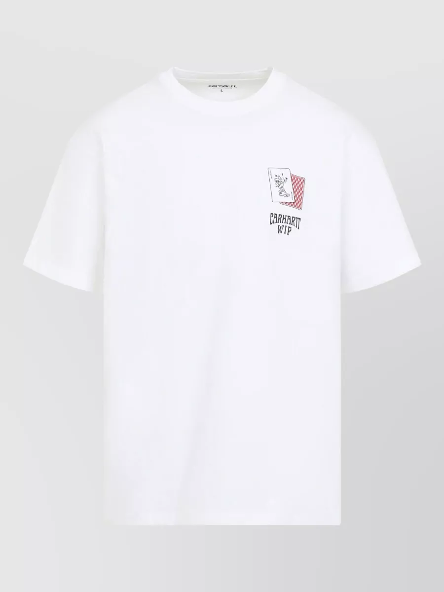Carhartt Wip organic cotton graphic print crew neck t-shirt