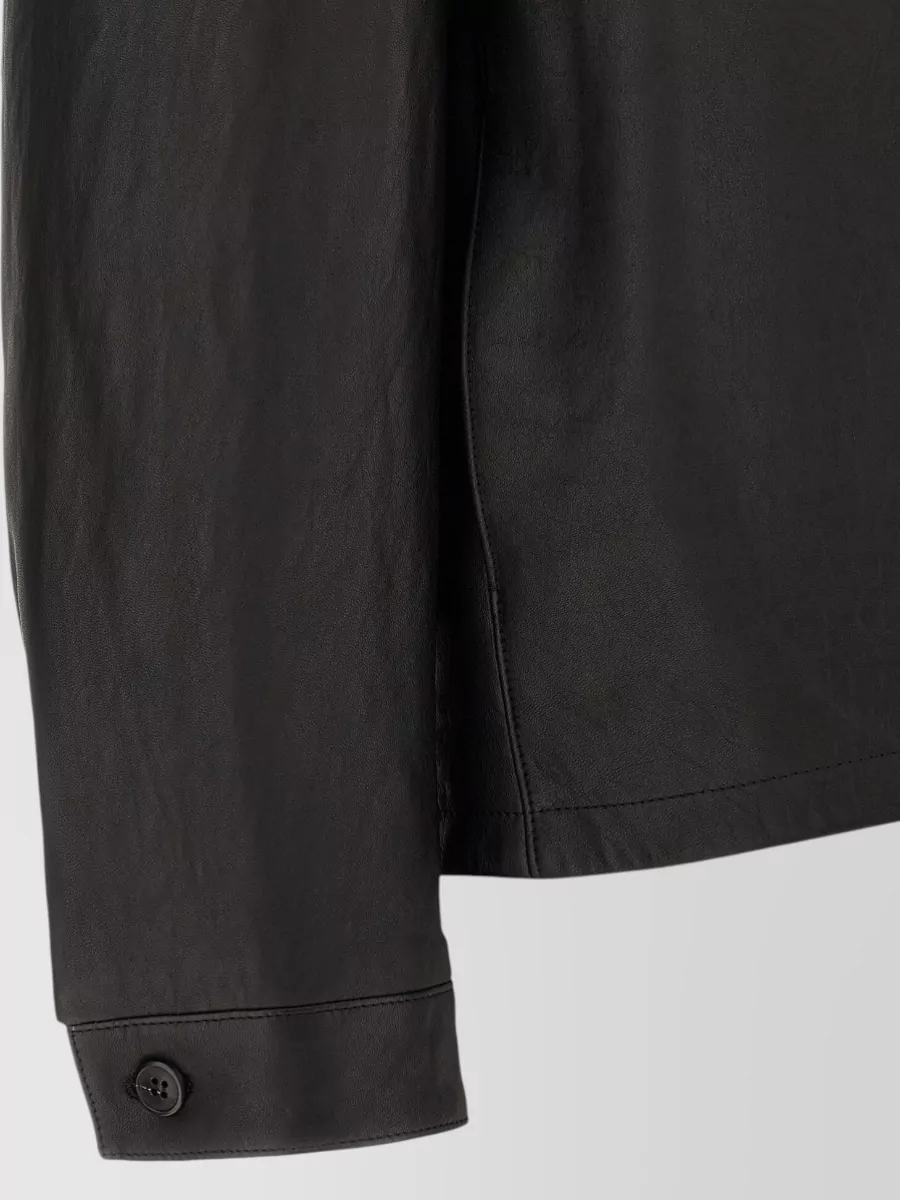 Prada Leather Regular-Fit Jacket