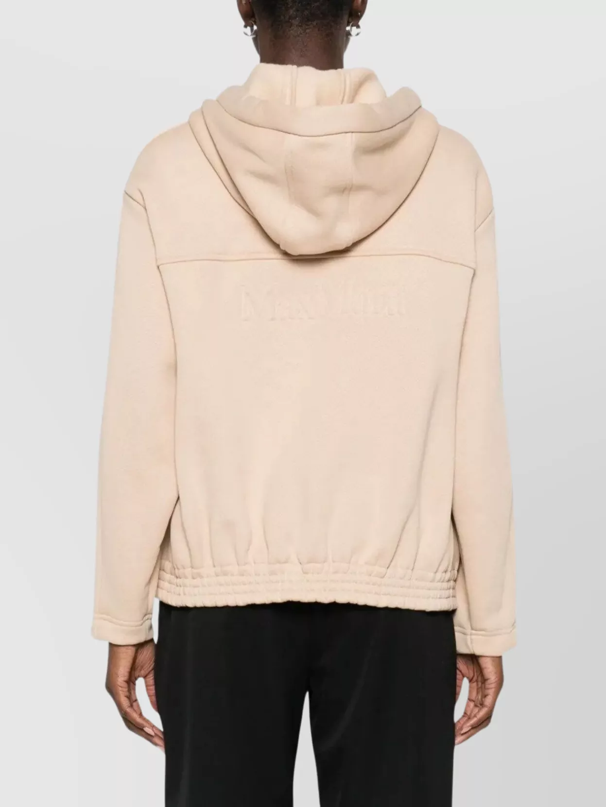 Max Mara Hooded Long Sleeve Sweatshirt And Pockets