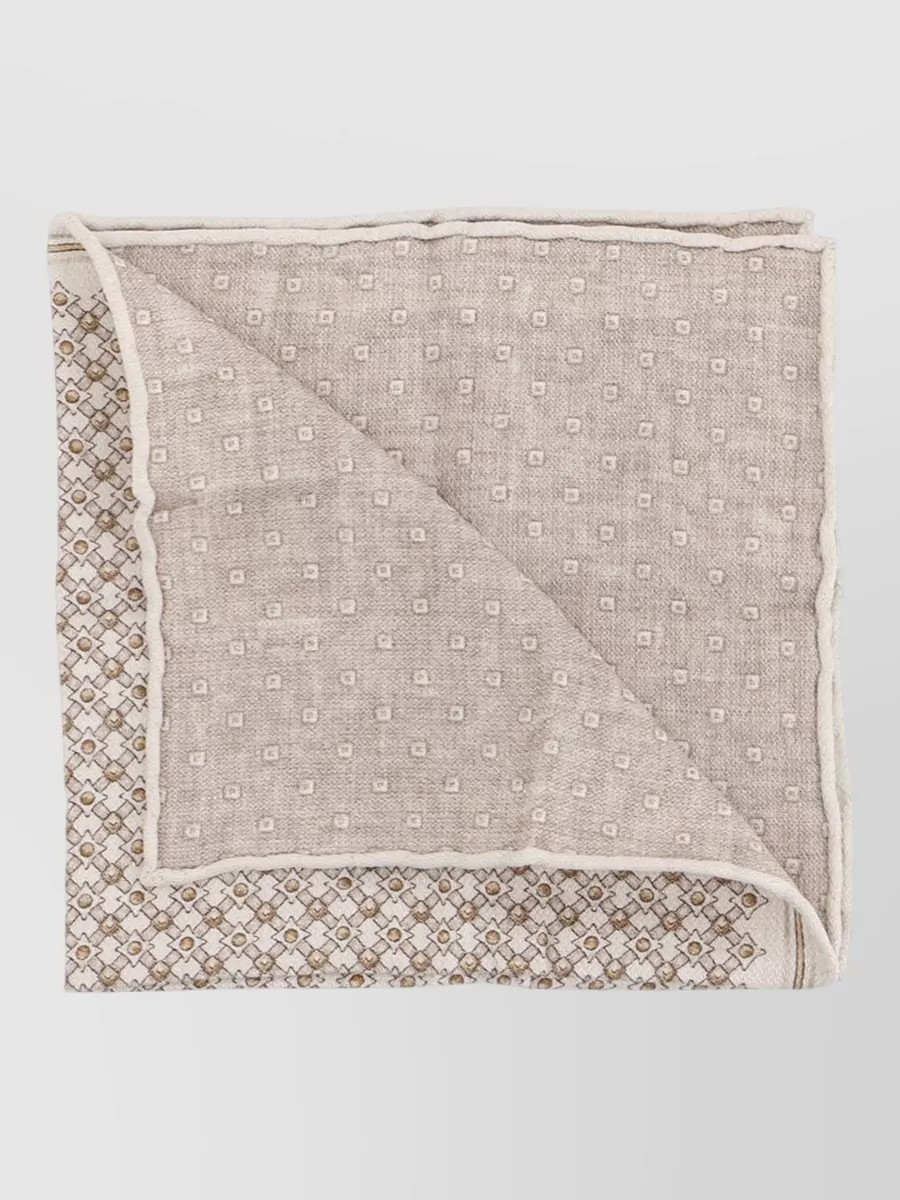 Brunello Cucinelli silk pocket square