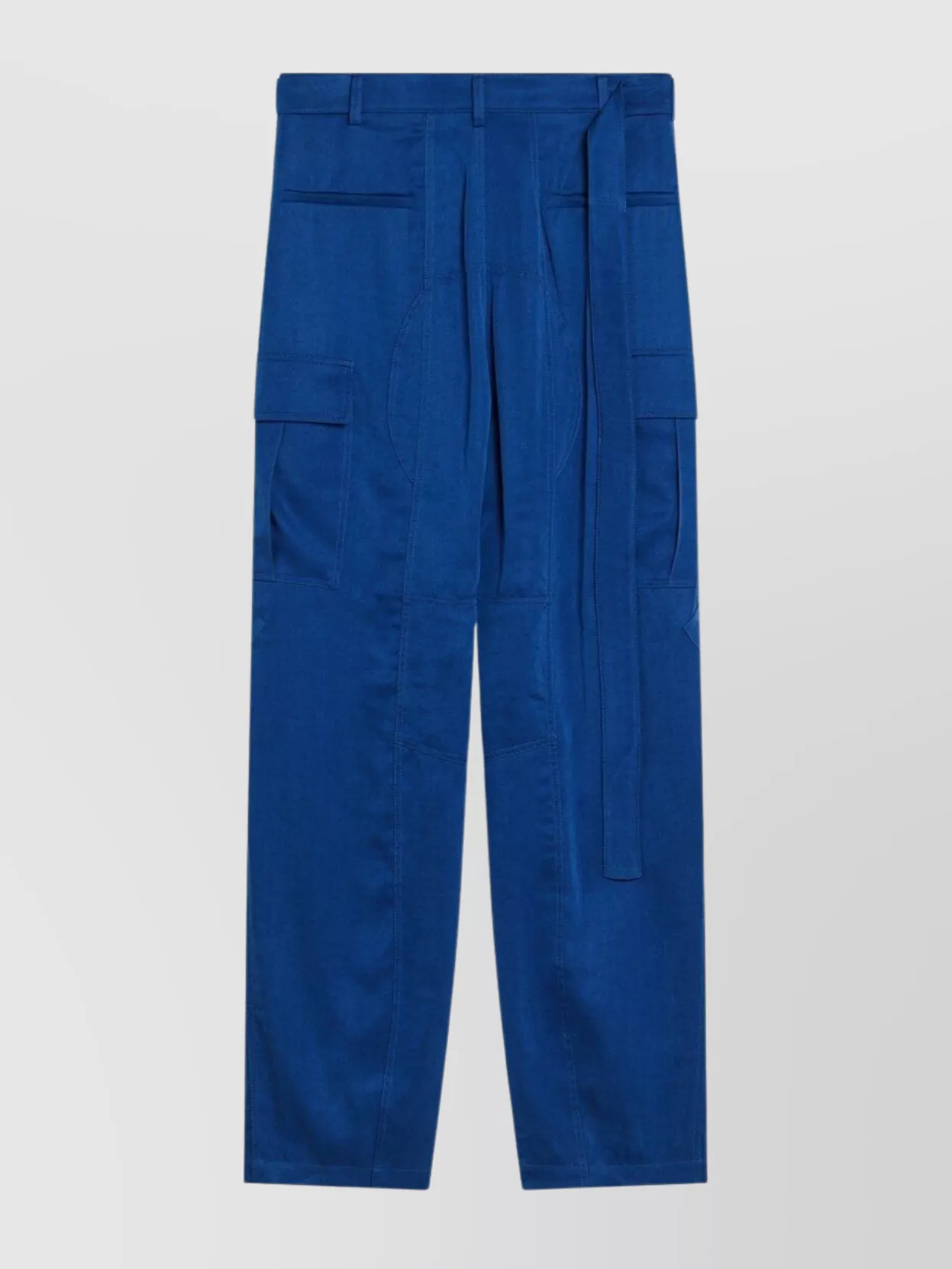 Ferragamo Salvatore Cargo Trousers Belt Loops In Blue