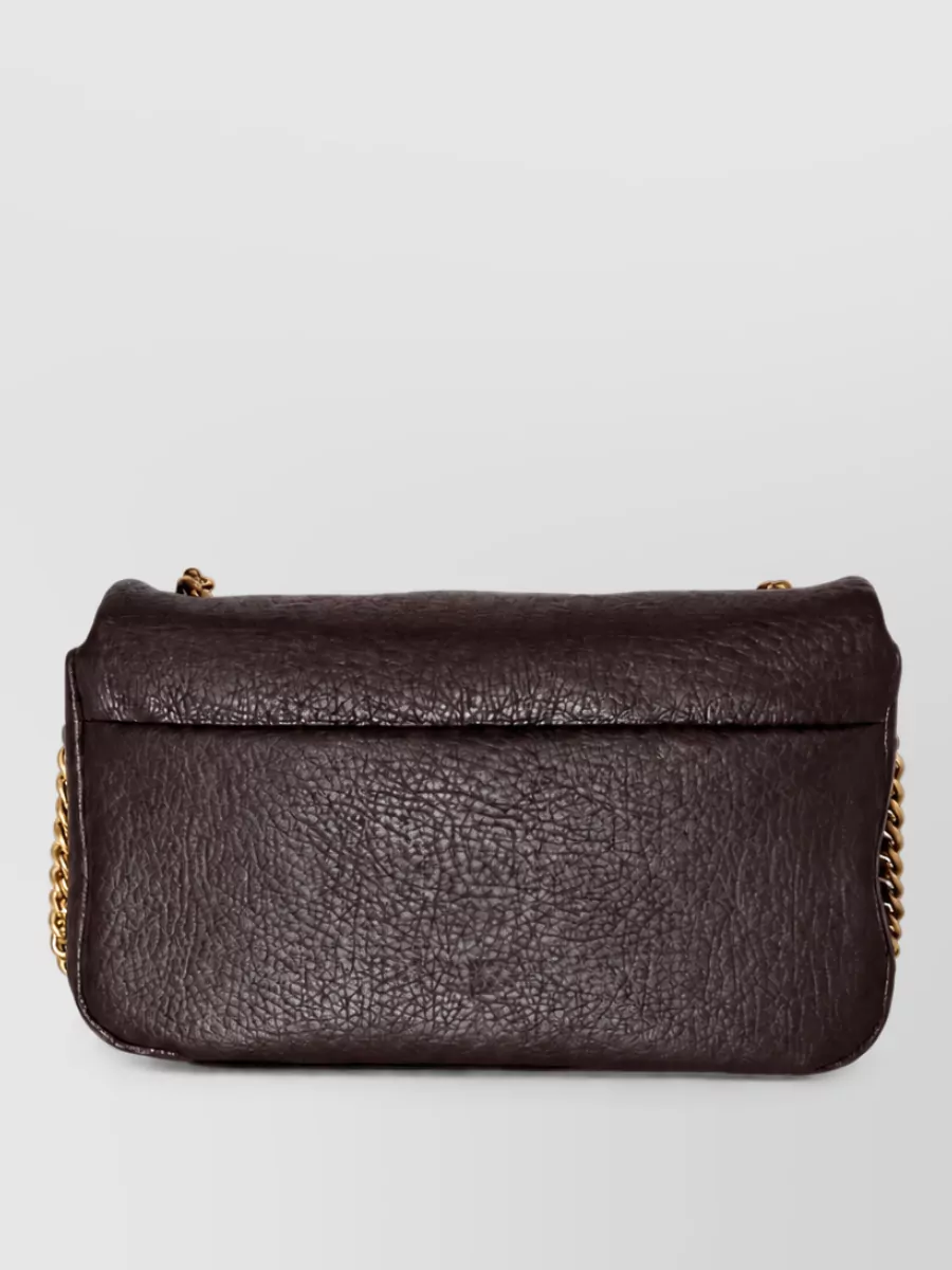 Pinko Love Bag Leather Clutch Bag