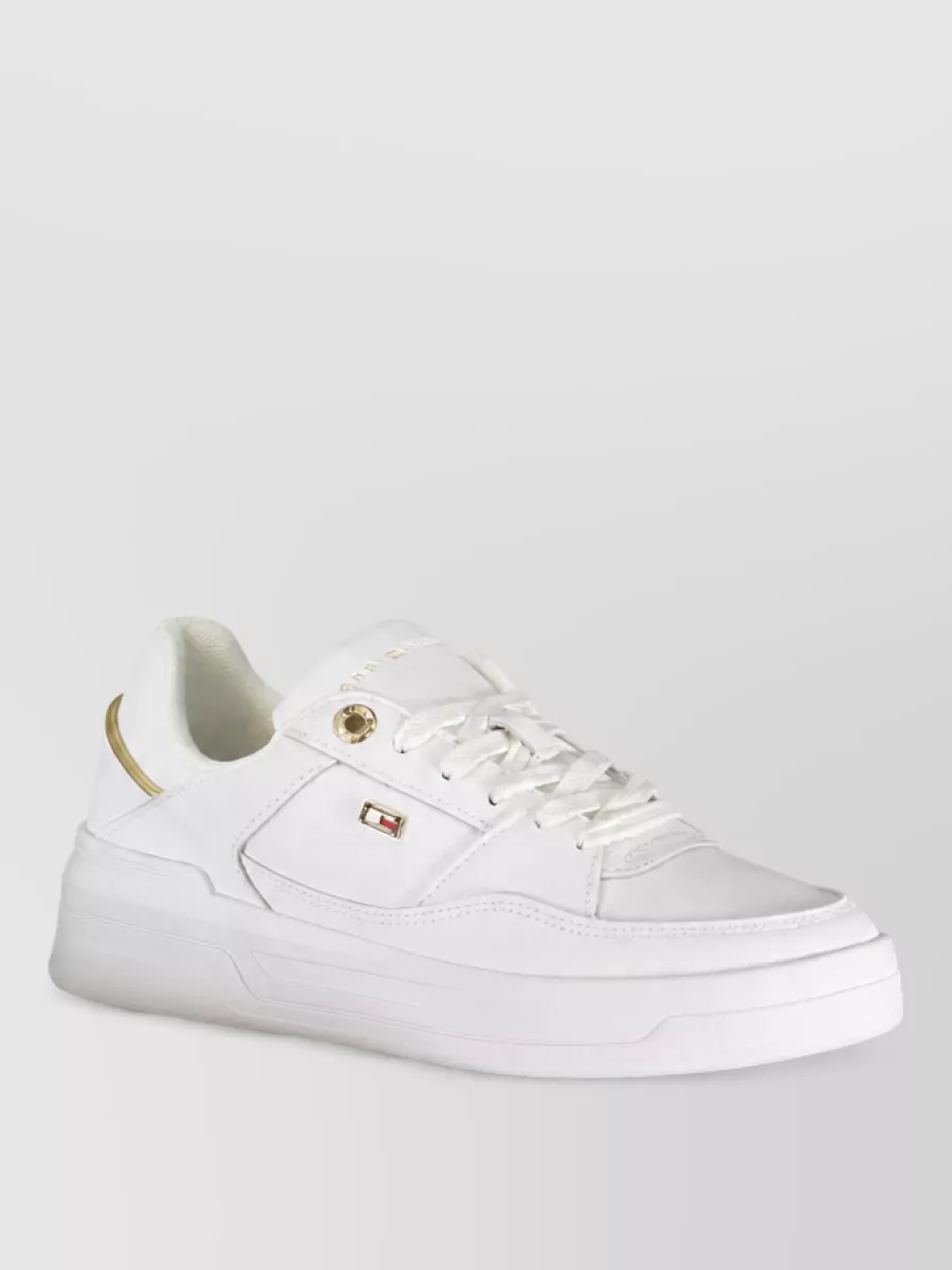 Tommy Hilfiger Polyurethane Lace-Up Sneakers