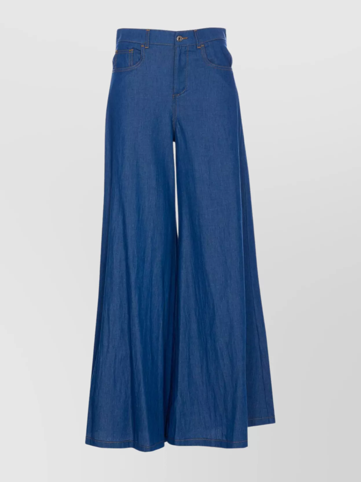 Liu •jo Flared Wide Leg Denim Pants