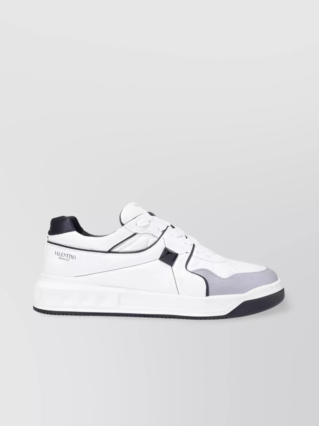 Shop Valentino Modern Low-top Sneakers With Perforated Detailing In White