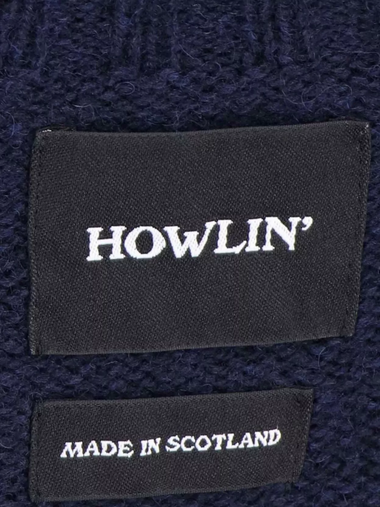 Howlin Ribbed Cuff Crew Neck Sweater Design