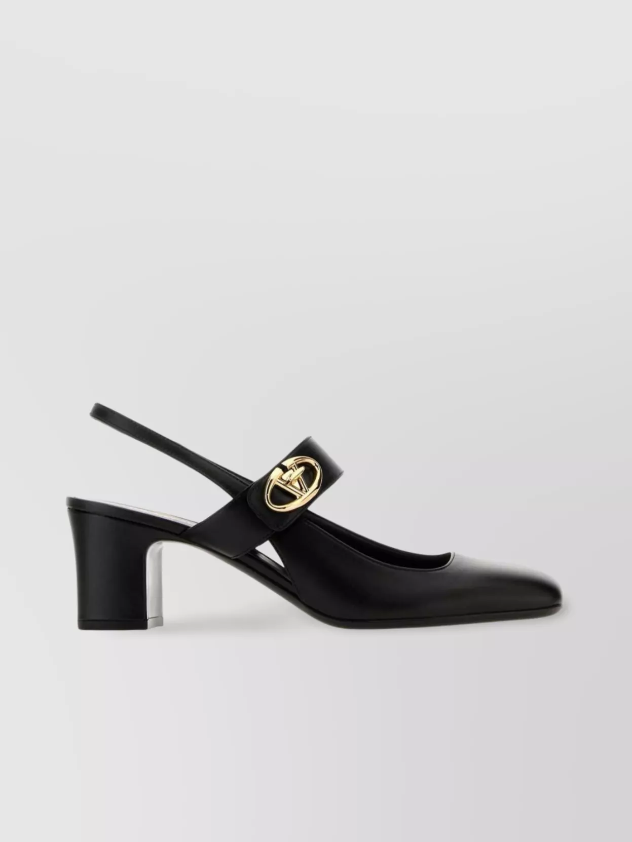 VALENTINO GARAVANI LEATHER VLOGO LOCKER PUMPS