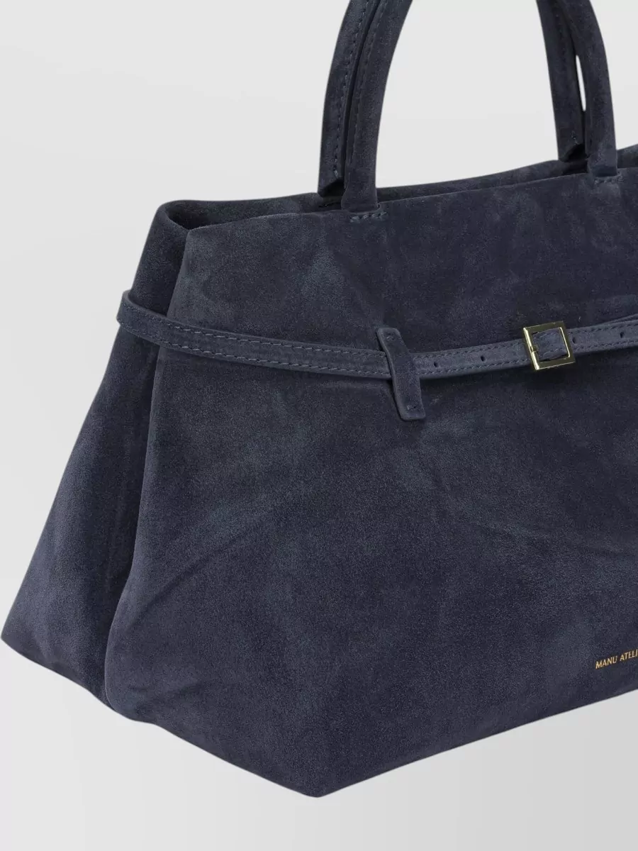 Manu Atelier Medium Calf Leather Tote Bag