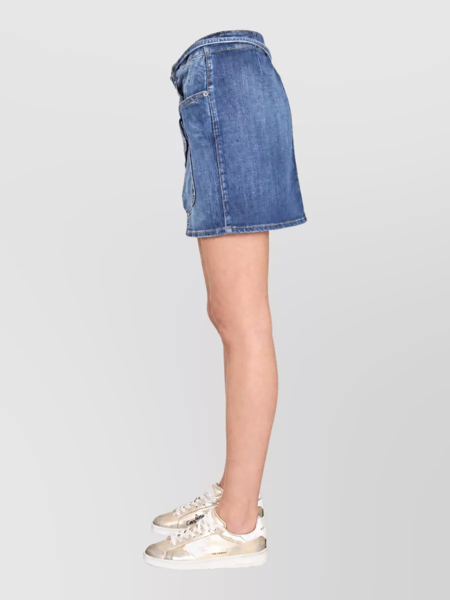 Dsquared2 denim mini skirt