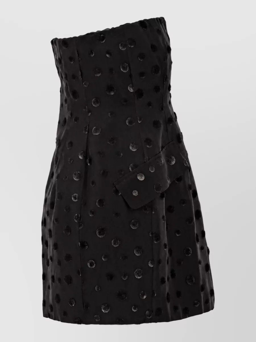 Sportmax Silk Bustier Mini Dress