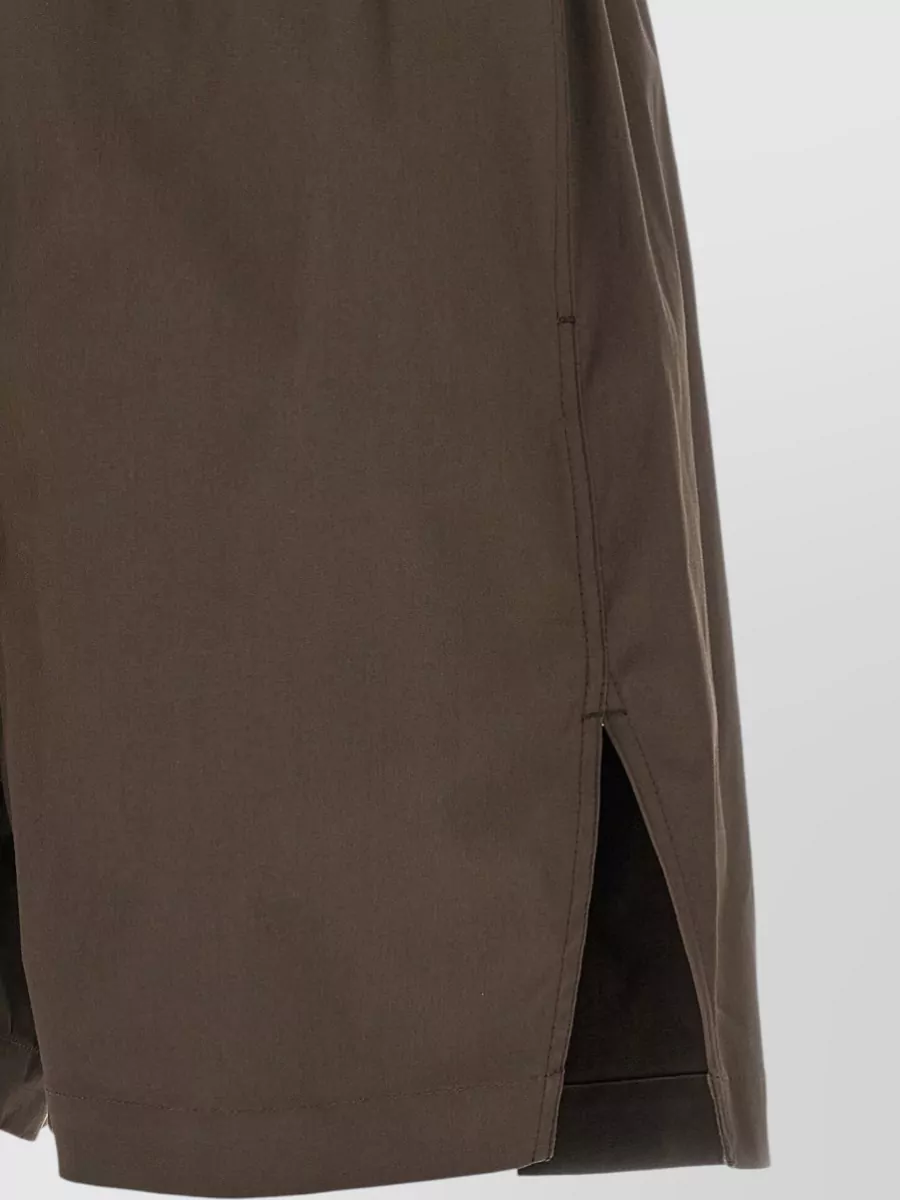 Rick Owens Boxer Style Bermuda Shorts Side Pockets