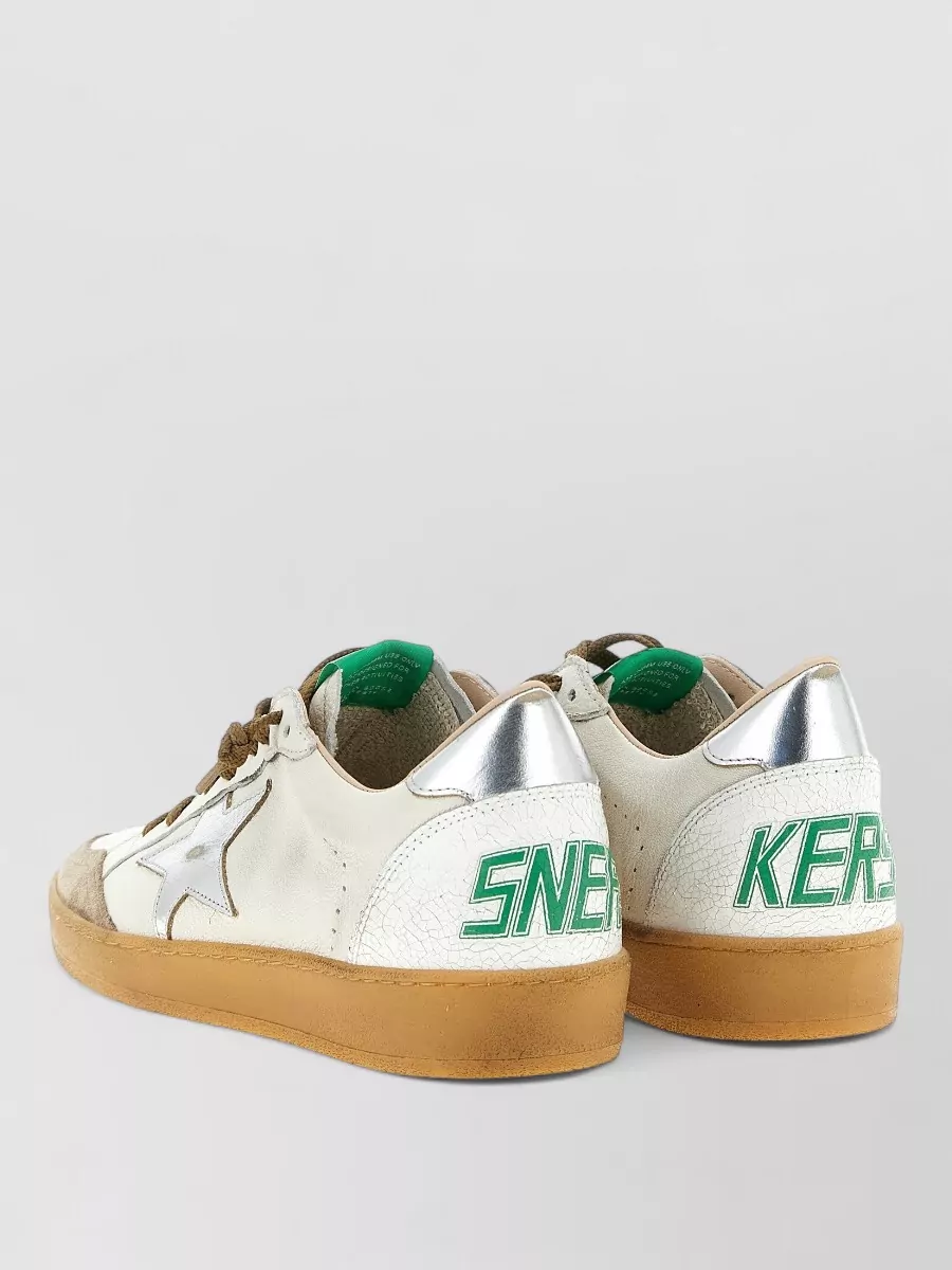 Golden Goose Ball Star Sneakers Low Top Perforated Design