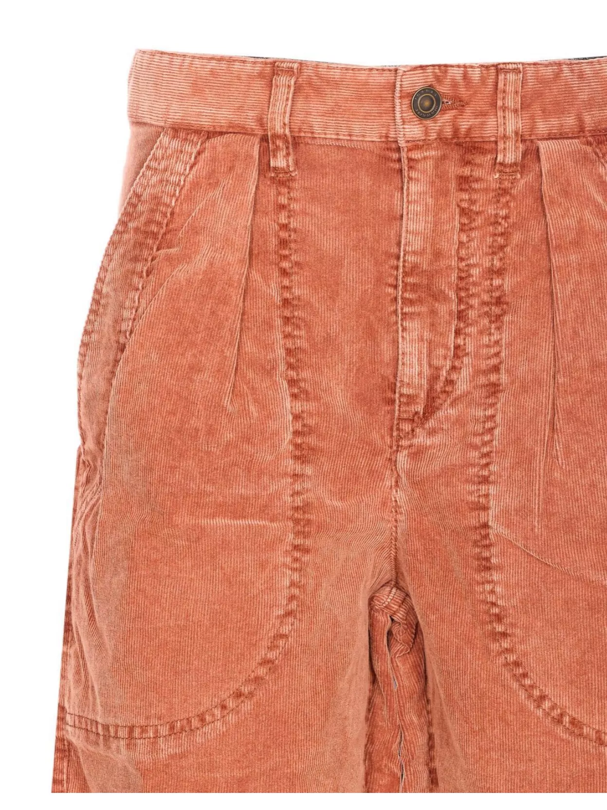 Isabel Marant Etoile High Waist Trousers With Pockets And Loops