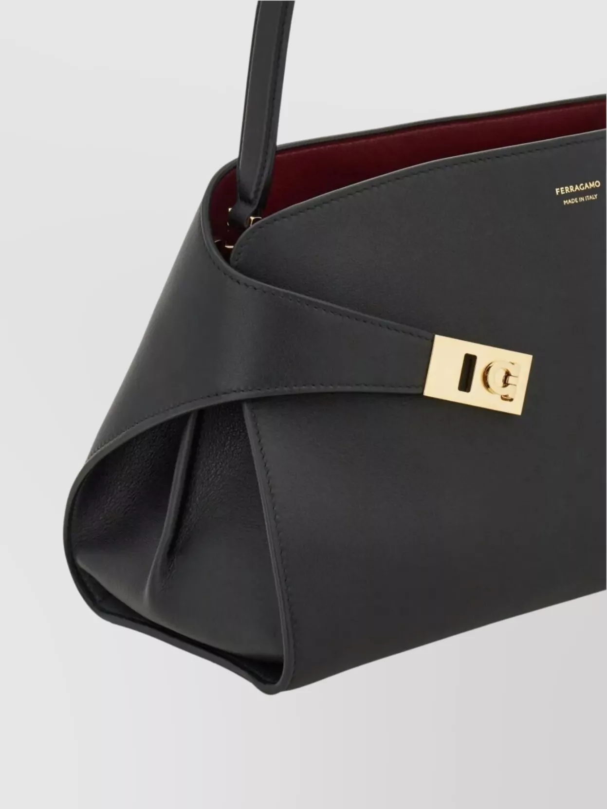 Ferragamo Structured Shoulder Bag Top Handle