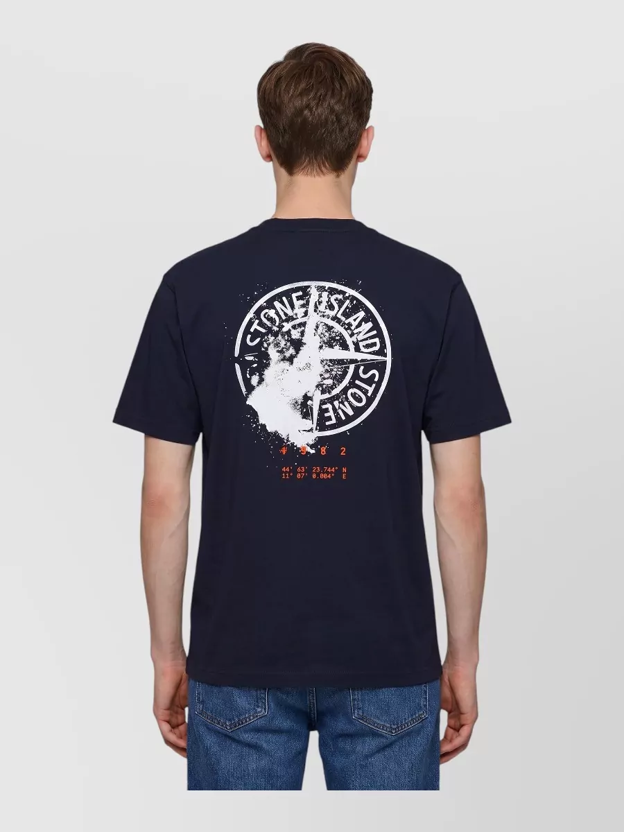 Stone Island Cotton Desert Print T-Shirt