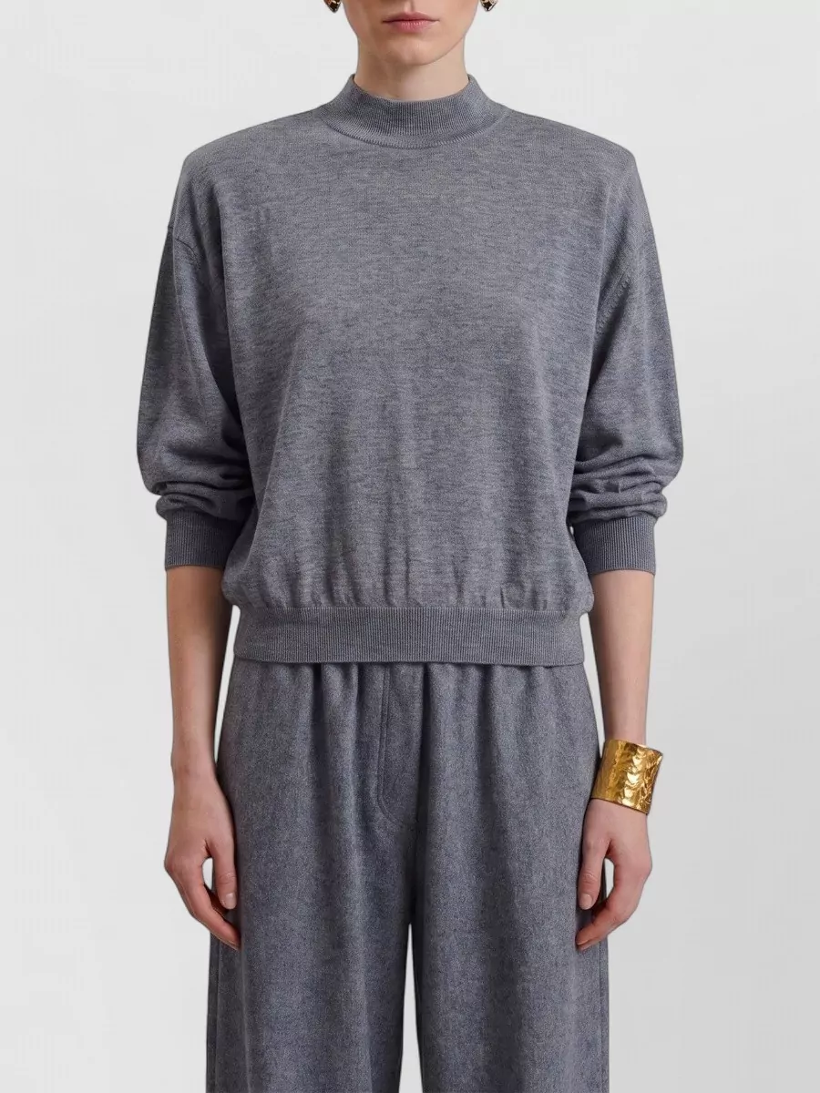 The Frankie Shop high neck wool blend sweater