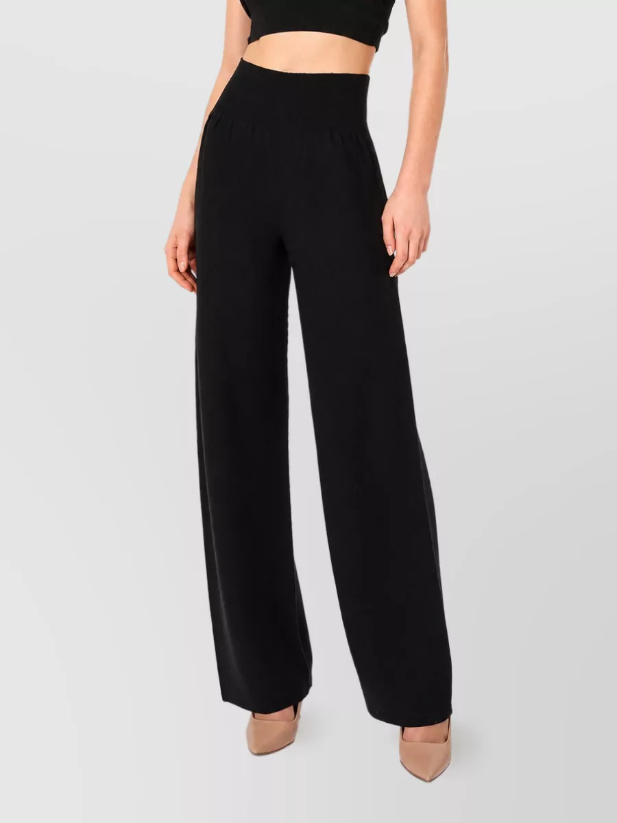 Wolford Wool high-rise wide-leg trousers