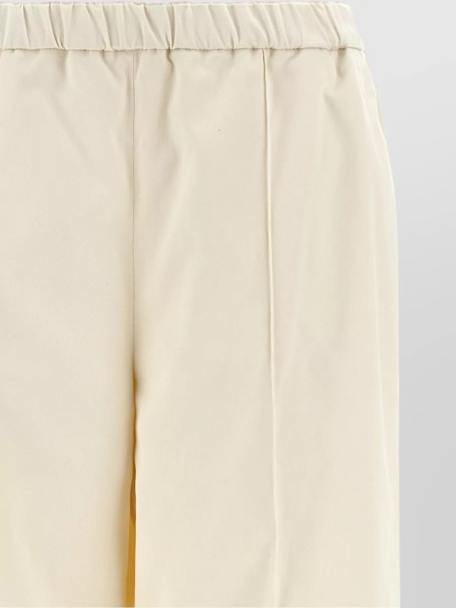 Fabiana Filippi Gabardine Trousers Straight Leg Belt Loop