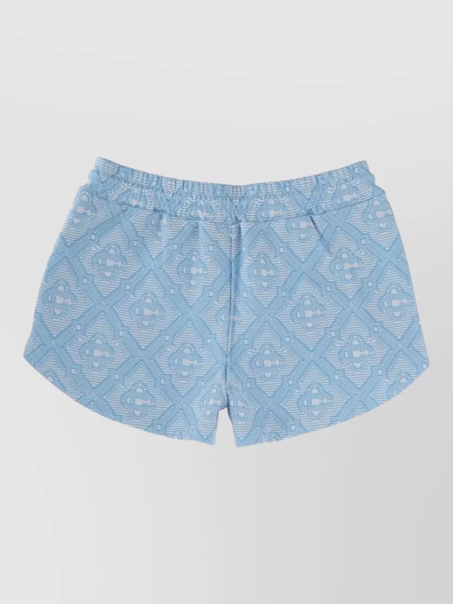 Casablanca Monogram Weave Knee-Length Shorts