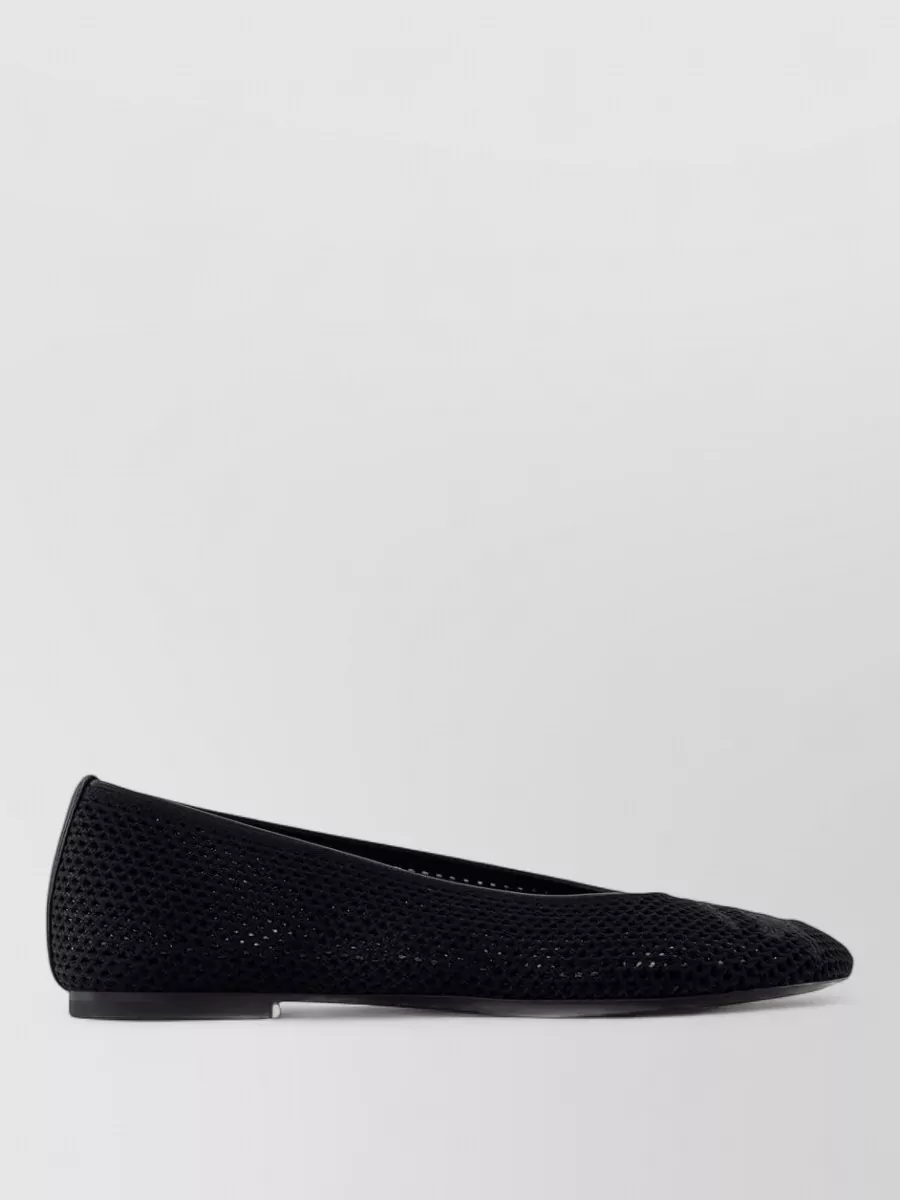Burberry leather ballerina loafers