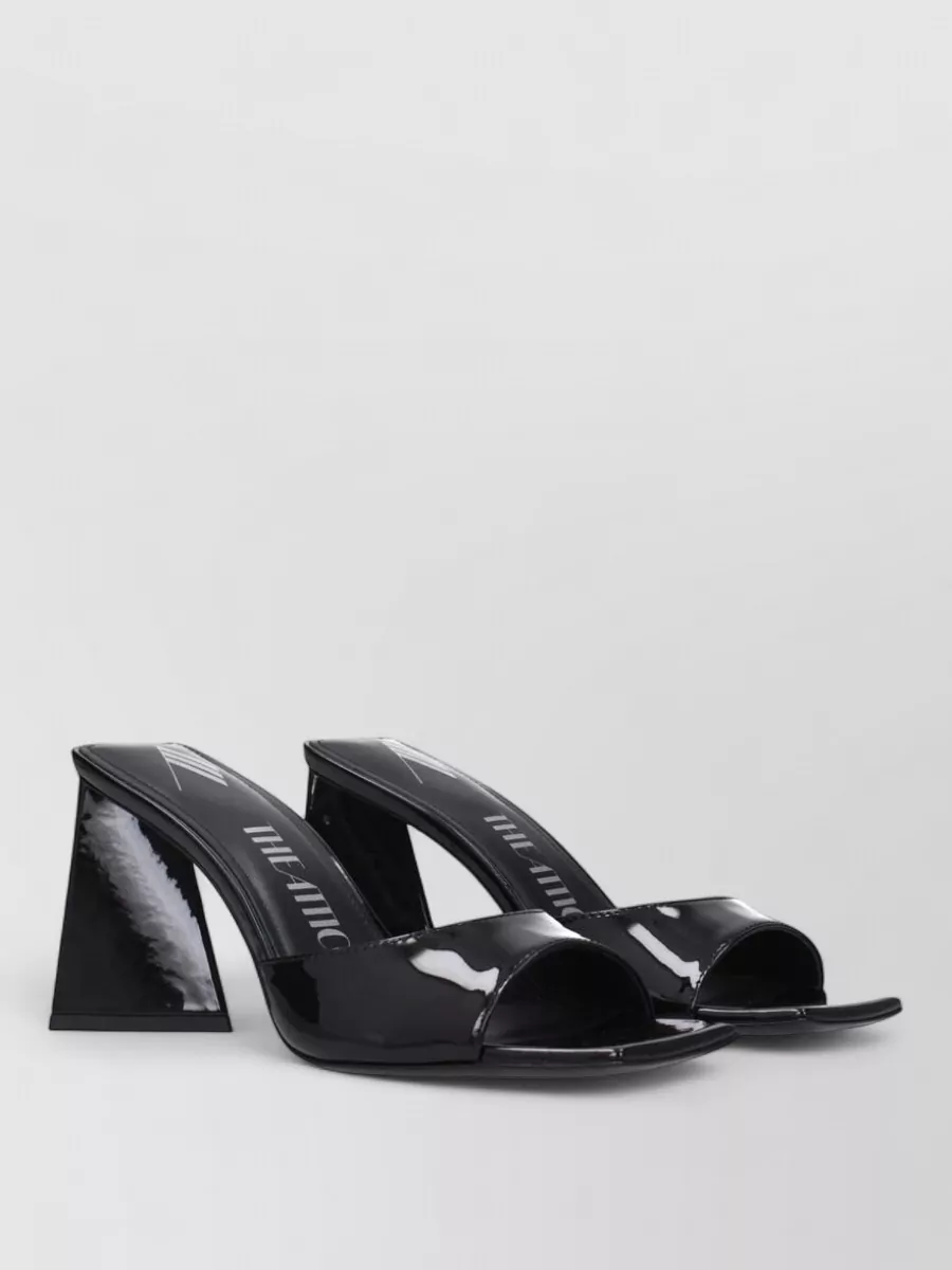 The Attico Patent Leather Heeled Mules