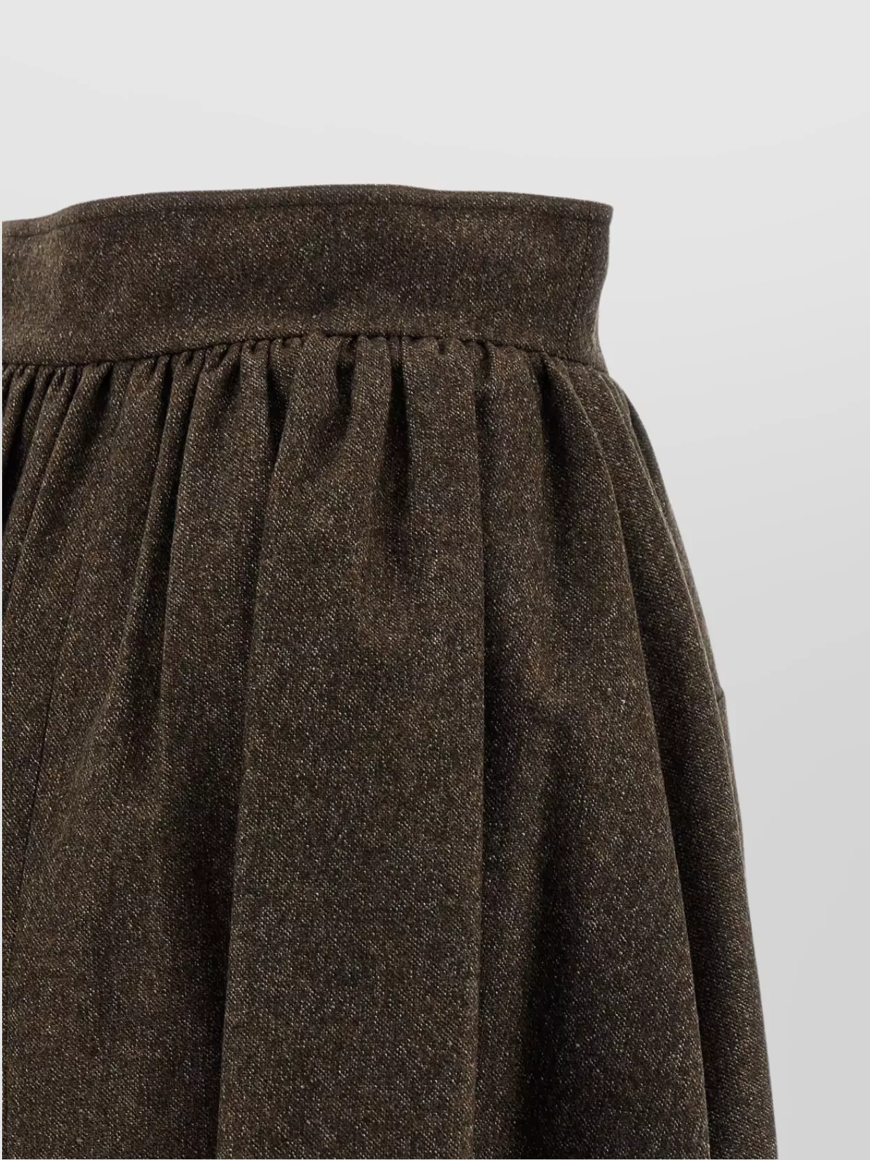 Max Mara High-Waisted Pleated Skirt Pockets
