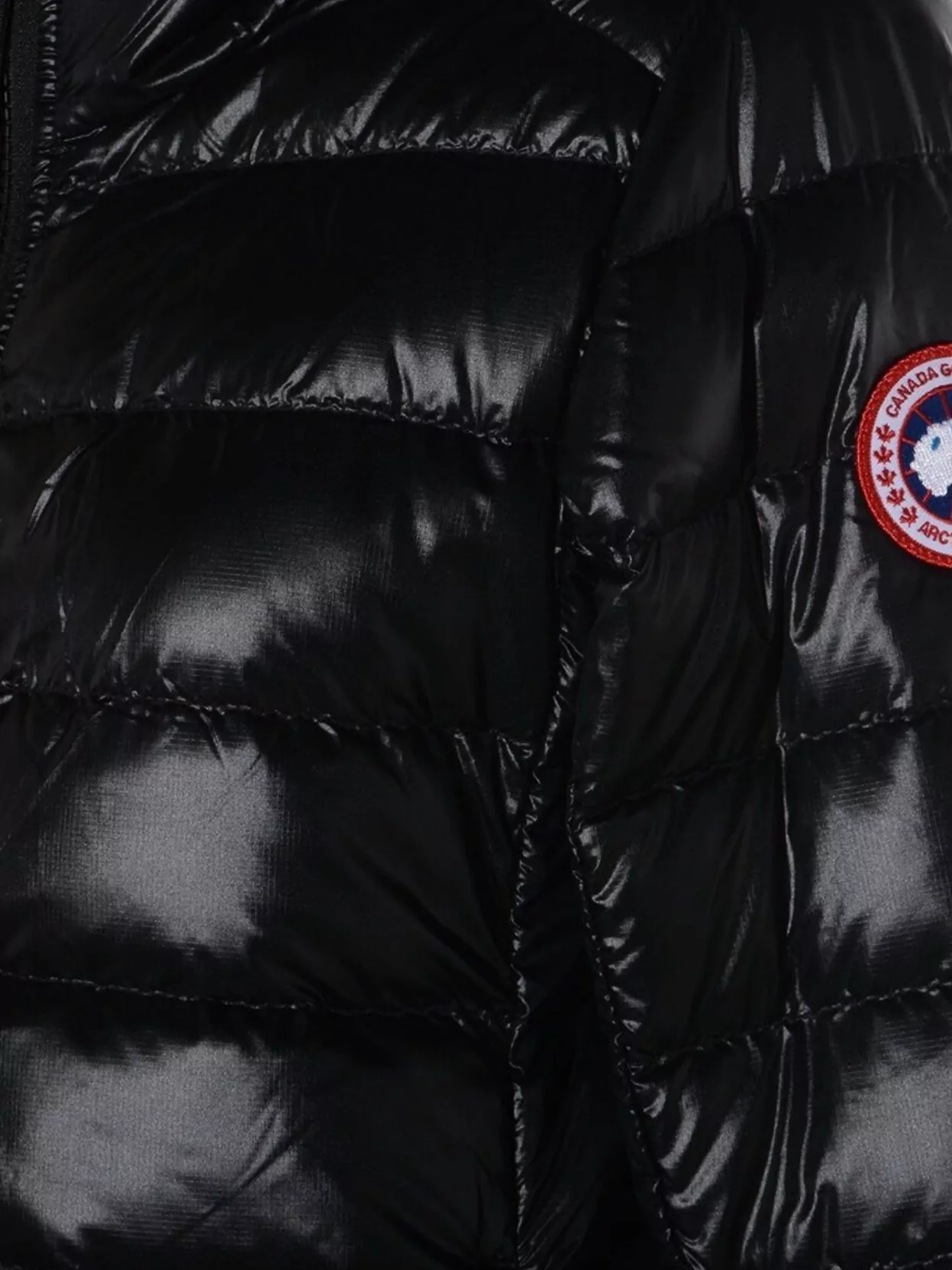 Canada Goose Hooded Long Sleeve Quilted Down Jacket