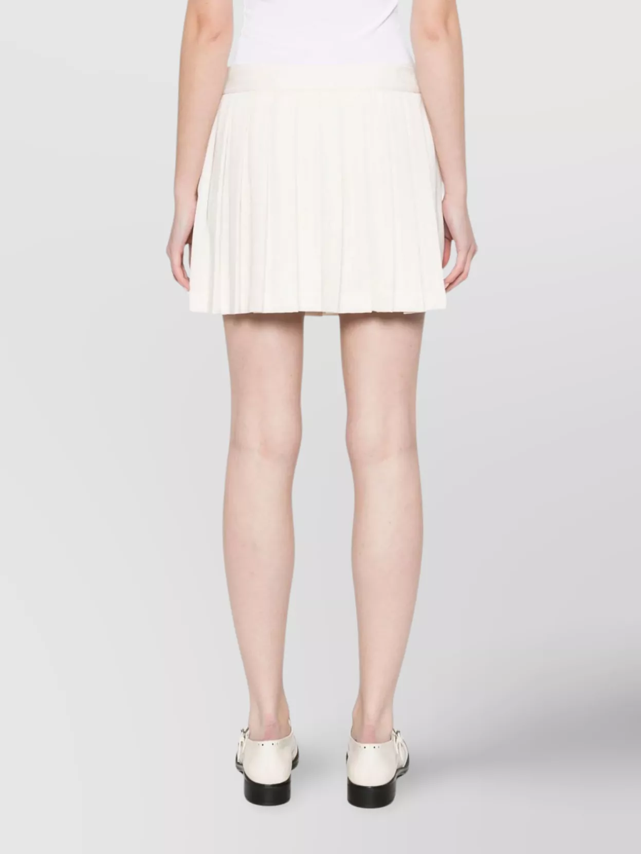 Golden Goose Marcie High-waisted Mini Skirt A-line Pleated