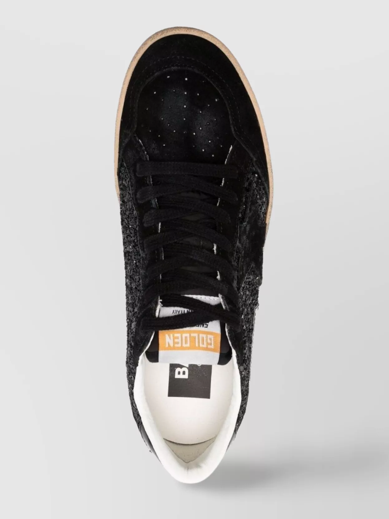 Golden Goose Contrasting Rubber Sole Panelled Sneakers