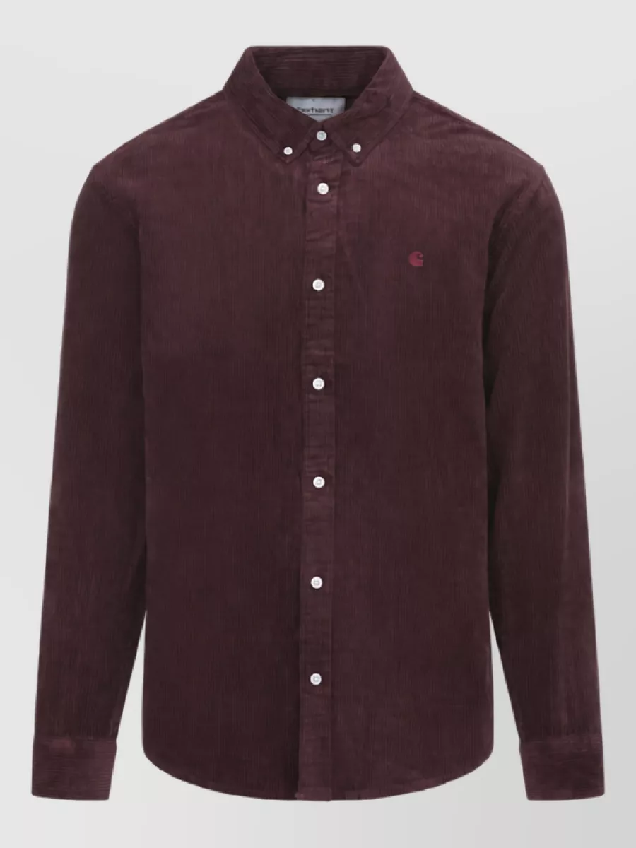 Carhartt Wip cotton corduroy wide-rib regular-fit long-sleeve shirt