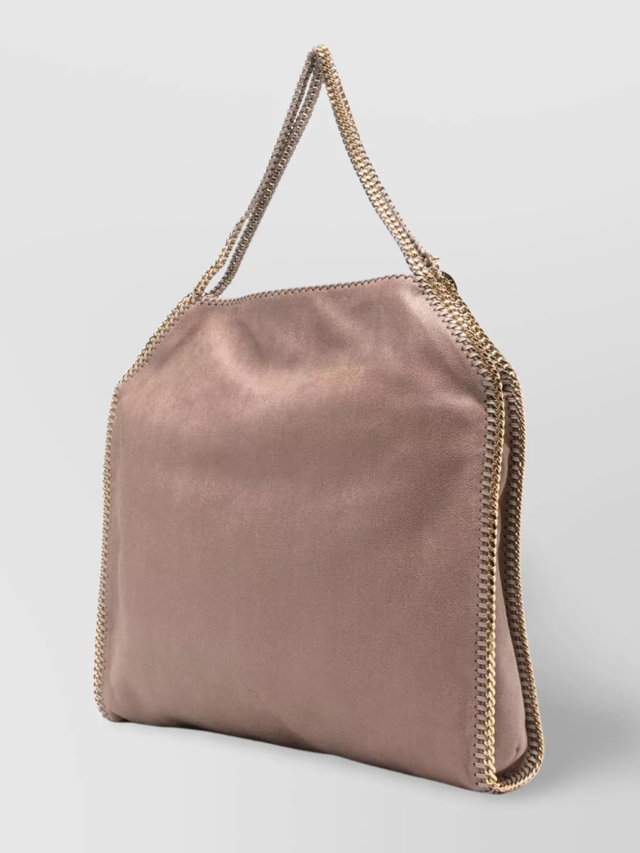 Stella Mccartney Babybella Shoulder Bag Chain Trim In Neutral