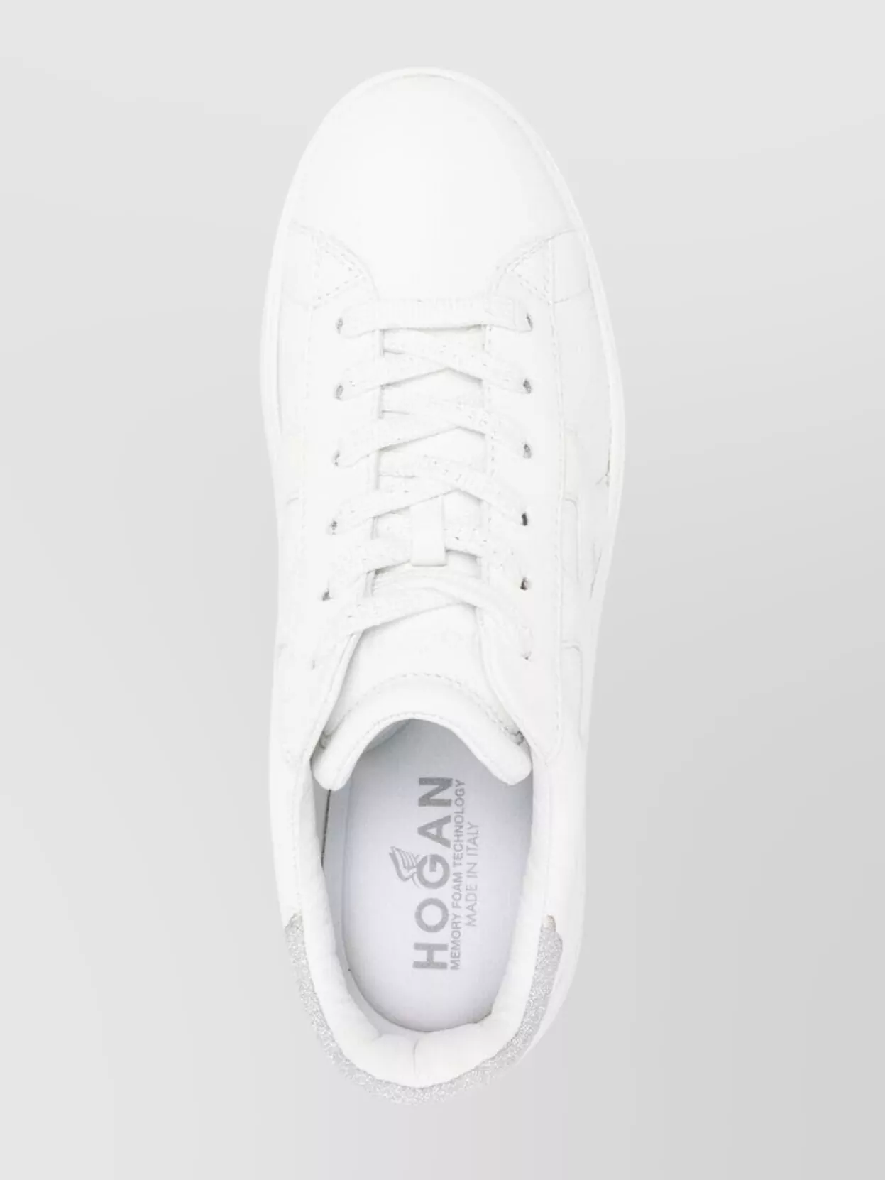 Hogan Casual Sneakers With Flat Rubber Sole In White