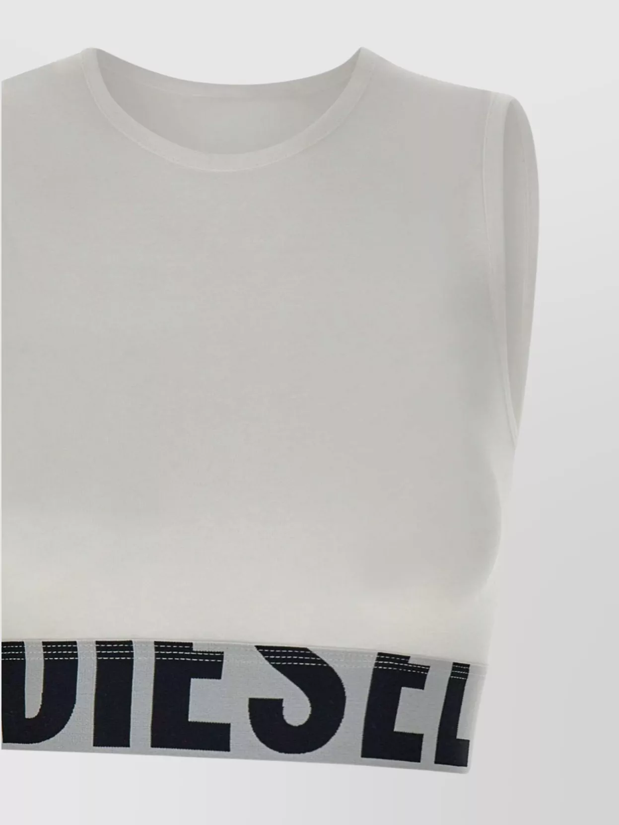 Diesel Logo-Band Sleeveless Tank Top