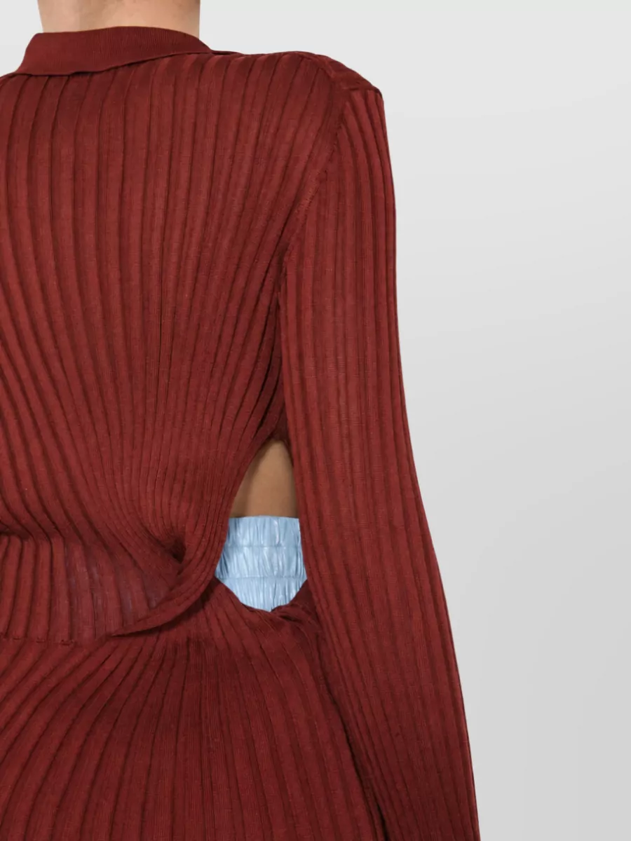 Bottega Veneta Ribbed Silk Sweater