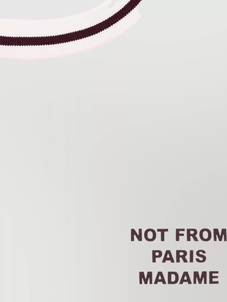 Drôle De Monsieur Sport Slogan T-Shirt