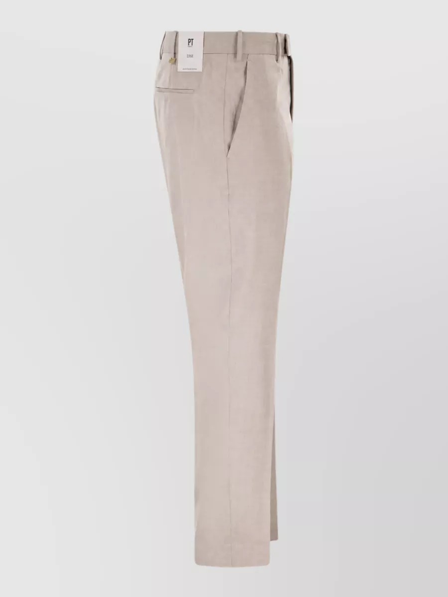 Pt Torino Cotton Wool Tailored Trousers