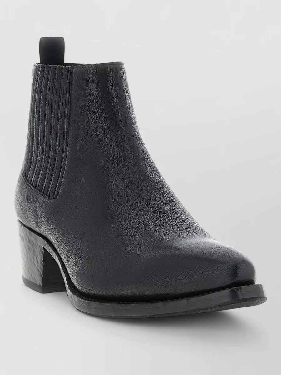 Prada leather chelsea ankle boots
