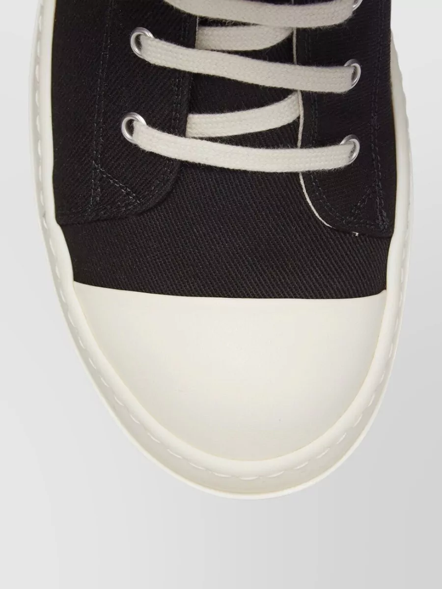 Rick Owens Drkshdw Denim High-Top Sneakers