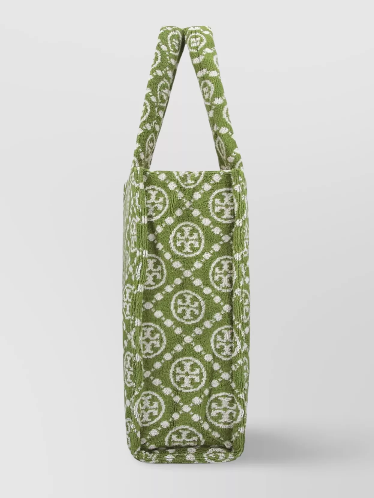Tory Burch Patterned Tote Bag Handles In Green