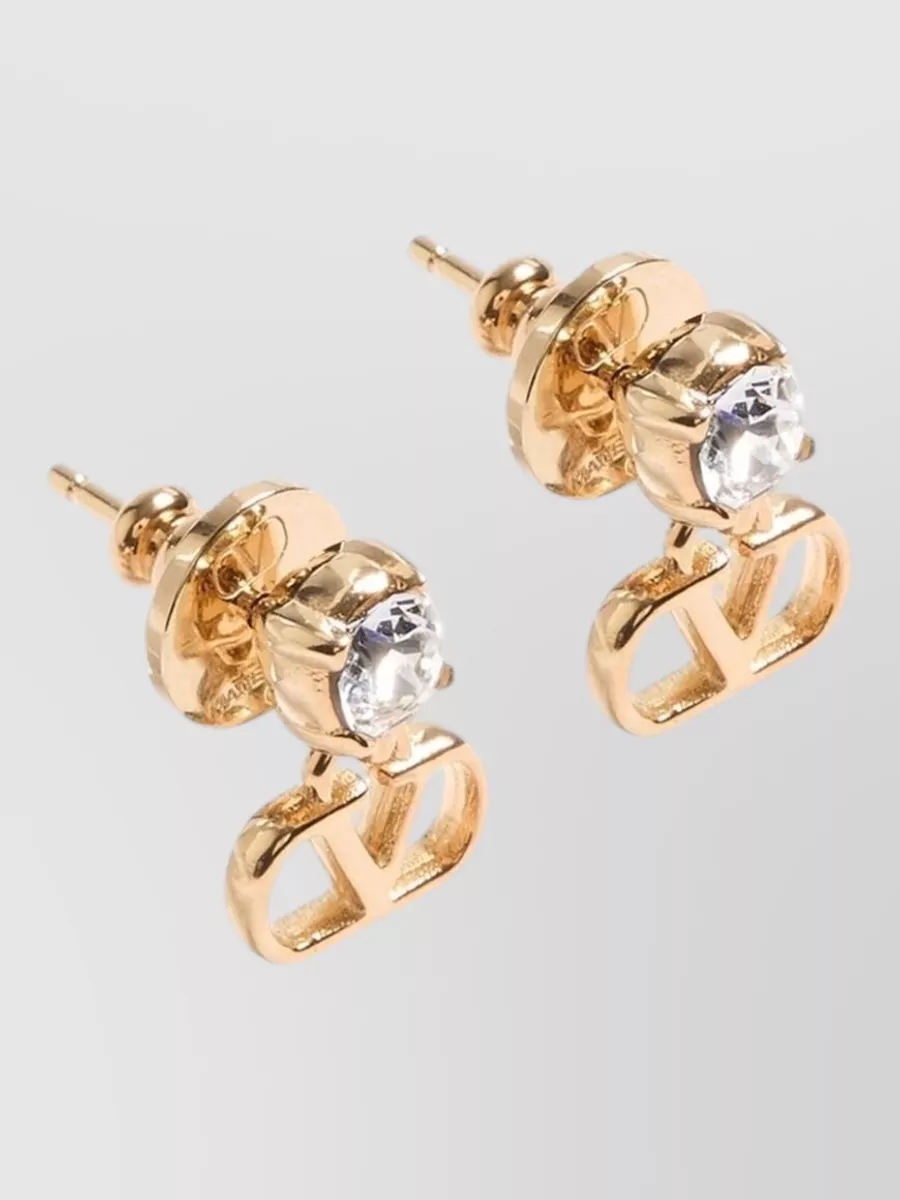 Valentino Garavani Crystal-Embellished Earrings